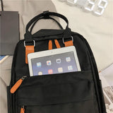 Multi-function Backpack Unisex School Bag Anti-theft Female Handbag