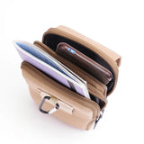 Men Canvas Waist Pack Bum Bag Classic Texture Small Phone Pouch