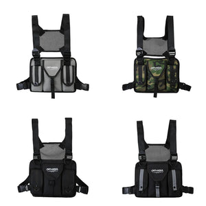 Multi-function Shoulder Waist Bags Hip-Hop Street Travel VestPacks
