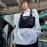 Multi-function Shoulder Waist Bags Hip-Hop Street Travel VestPacks
