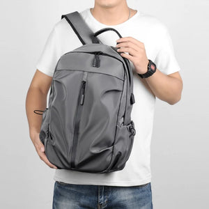 Multi-function Sports Backpack for Men Women Solid Laptop Bag