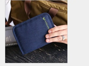 Travel Passport Wallet Ticket Document Storage Bag