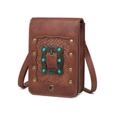 Women Punk Crossbody Shoulder Bag Street Steampunk Mini Phone Bag