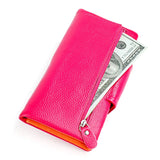 Anti-Theft Lady's Purse Wallet, Functional Long Wallet for Women