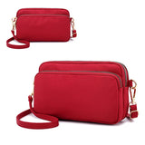 Multi-layer Crossbody Bags Mother Shoulder Bags Solid Travel Messenger Handbags