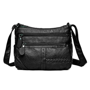 Multi-layer Crossbody Bags Small Bag Red Handbag Wallet