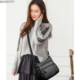 Multi-layer Crossbody Bags Small Bag Red Handbag Wallet