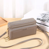 Multi-layer Women Shoulder Bag Crossbody Bag Top Phone Pocket Small Flaps