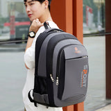 Multi-layer Zipper Backpack Men Business Bags Male Travel Laptop Backpack