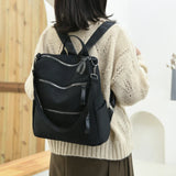 Nylon Women Backpack High Schoolbag For Teenage Girls Book Knapsack