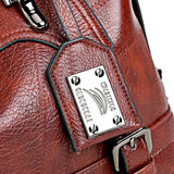 Casual Large Capacity Women Tote Bag Pu Leather Ladies Handbag
