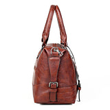 Casual Large Capacity Women Tote Bag Pu Leather Ladies Handbag