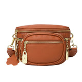 Leather Fanny Pack Shoulder Crossbody Waist Bag