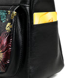 Flower Handbags Women's Soft Leather Shoulder Messenger Sac