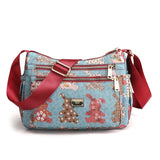 Multi-Pocket Women Shoulder Bag Female Messenger Bag Nylon Travel Crossbody Bag
