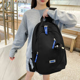 Multi-pocket Women Backpack Daily Travel Bag High School for Teenage Girls Boys