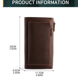 Retro Style Leather Handbag for Business Travel