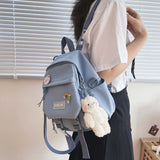 Small Backpack Women Ins Tooling School Bag Teenage Girls