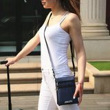 Multi-slot Shoulder Bag Double-Sided Unisex Crossbody Bag