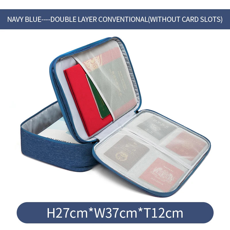 MultiLayer Briefcase Storage Bag Organizer Case Lock Cosmetic Bag