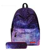 Stylish Galaxy Backpack Universe School Bag Teenager Rucksack Laptop