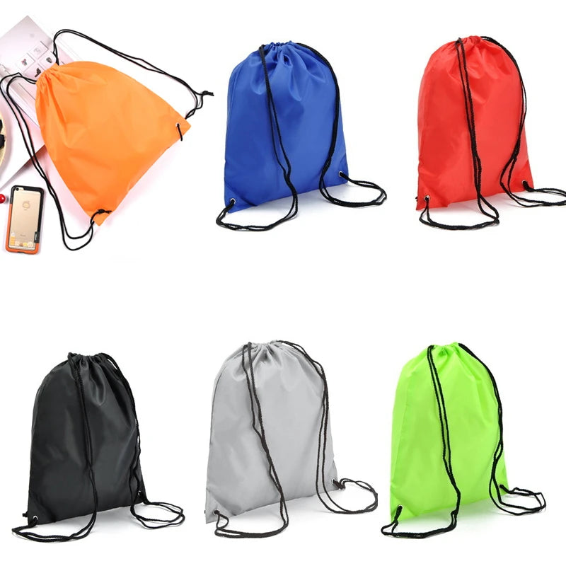 Multicolor Drawstring Bag Gym Yoga Exercise Backpack