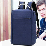 Anti-theft USB Charging Backpack Laptop Travel Business Bag