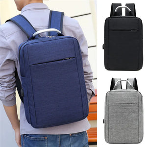 Anti-theft USB Charging Backpack Laptop Travel School Bag