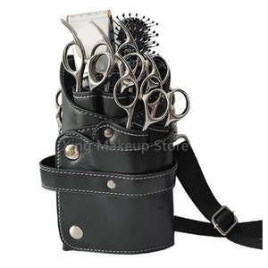 1PC PU Leather Scissor Bag Hairdressing Holder Pouch 40#