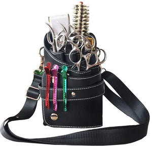 1PC PU Leather Scissor Bag Hairdressing Holder Pouch 40#