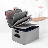 Multifunction Briefcase School Travel High Capacity Document Organizer
