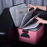 Multifunction Briefcase School Travel High Capacity Document Organizer