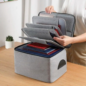 Multifunction Briefcase School Travel High Capacity Document Organizer