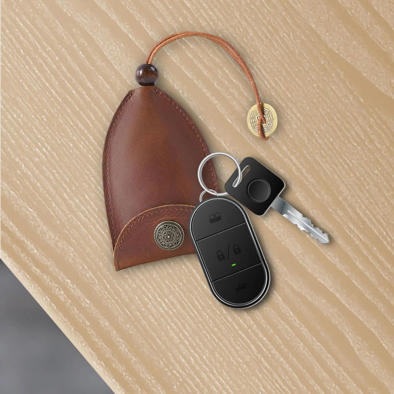 Car Key Holder PU Leather Pendant for Business Men Women