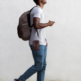 Classic Leather Shoulder Bag Men Zip Crossbody Handbag