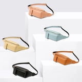 Women's Soft Leather Fanny Pack Chest & Waist Bag