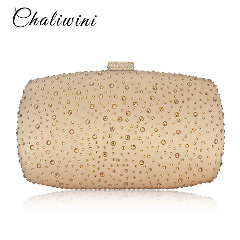 Crystal Lady Clutch Evening Bag Multicolor Wallet Nigerian Wedding Matching Bag