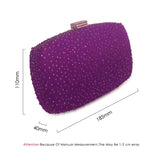 Crystal Lady Clutch Evening Bag Multicolor Wallet Nigerian Wedding Matching Bag