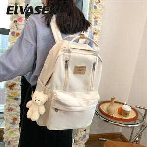 Double Zipper Backpack Laptop for Women Girls