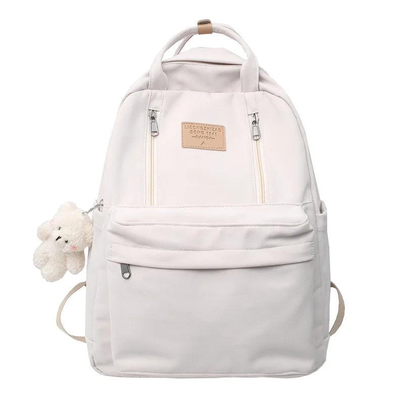 Double Zipper Backpack Laptop for Women Girls