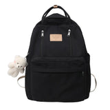Double Zipper Women Backpack Girls