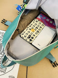 Double Zipper Women Backpack Teenager Girls Laptop Backpack