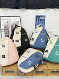 Double Zipper Women Backpack Teenager Girls Laptop Backpack