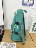 Double Zipper Women Backpack Teenager Girls Laptop Backpack