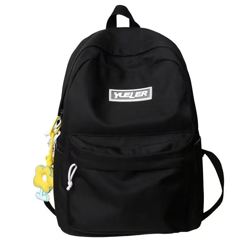 Double Zipper Women Boy Backpack Teenager Girls Laptop Backpack