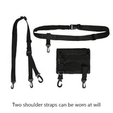 Men Crossbody Bags Waterproof Nylon Chest Pack Hip Hop Style