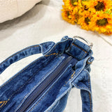 Denim Crossbody Bags with Pouch Tote Bag Casual Lightweight
