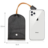Mini Sweet Solid Basic Novelty Key Wallet Soft PU Leather Unisex