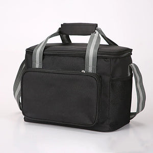 Large Capacity Cooler Bag Insulated Food Box Family Picnic Storage Handbag