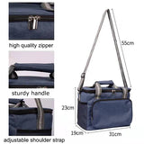 Large Capacity Cooler Bag Insulated Food Box Family Picnic Storage Handbag